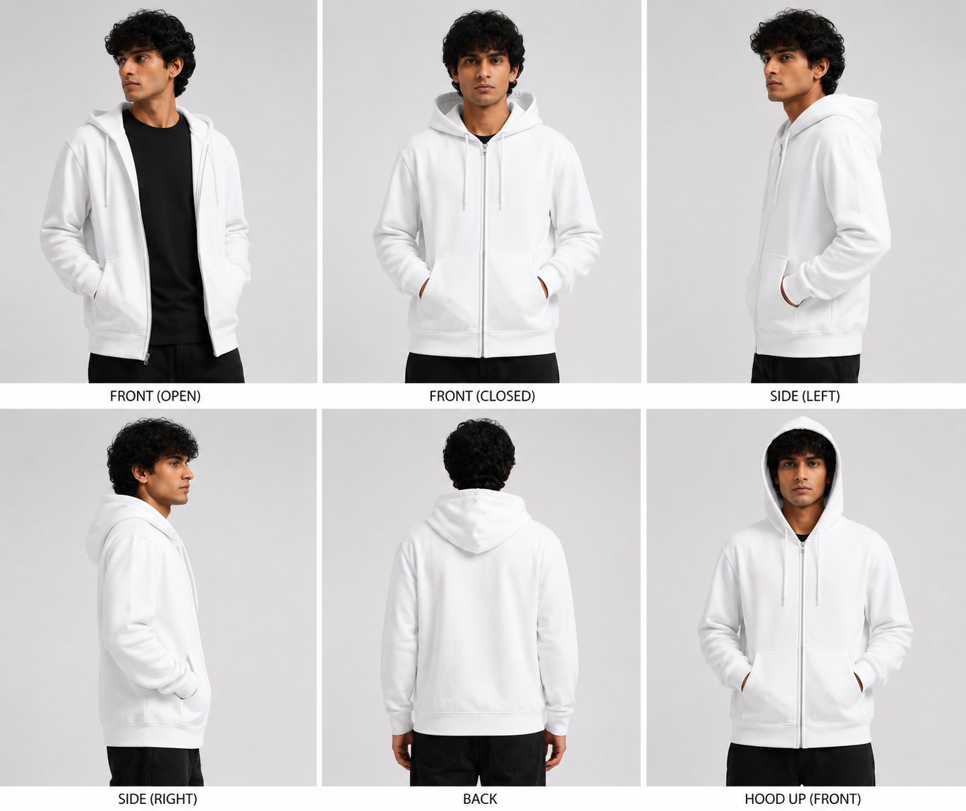 Unisex Zip Hoodie