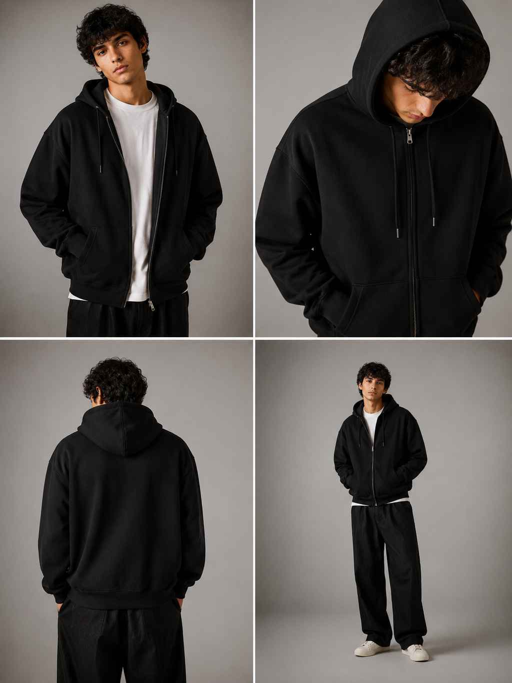 Unisex Zip Hoodie