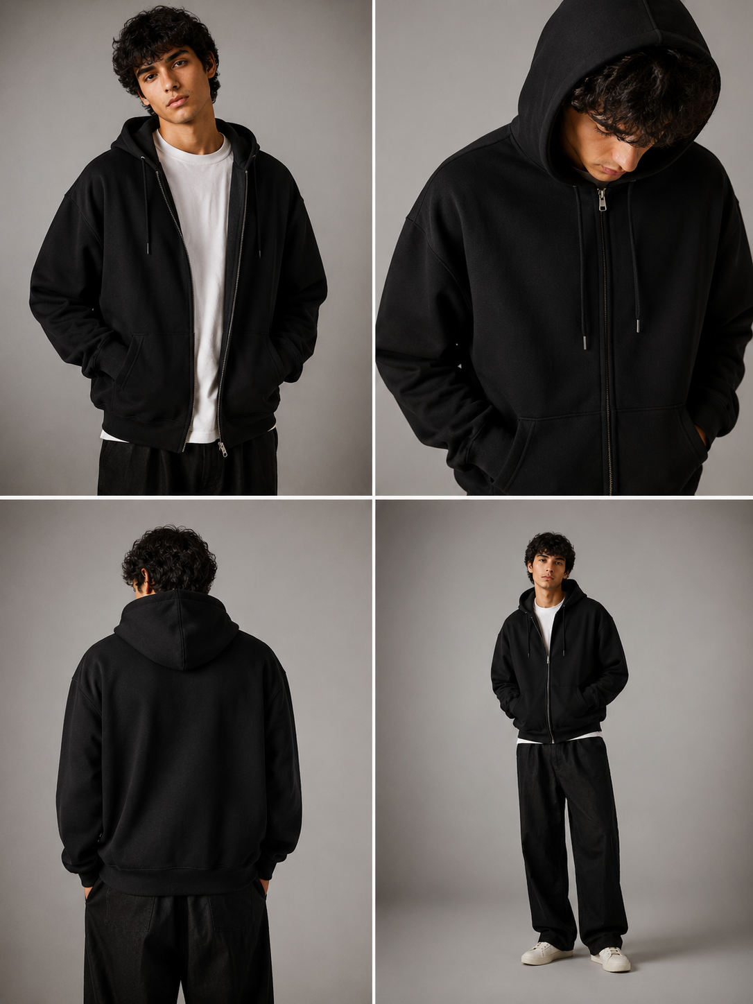 Unisex Zip Hoodie